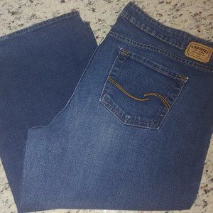 Low rise bootcut jeans 16W